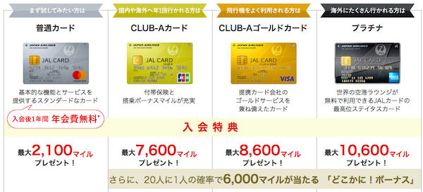 JALカード入会キャンペーン